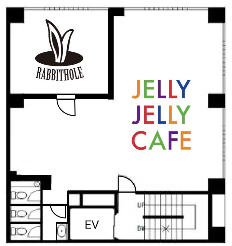 Rabbitholeの新店舗はJELLY JELLY CAFEとのコラボ展開になります